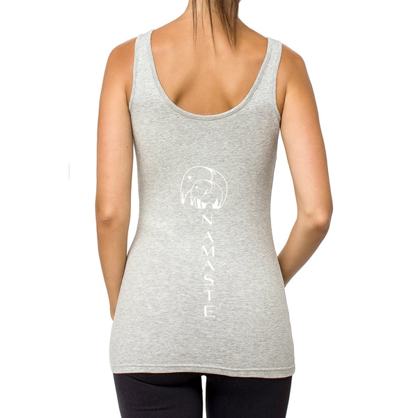 Buy TREELANCE Organic Cotton Yoga Tank Tops. Moon Phases Yoga Shirts for  Women. Medium Grey. at