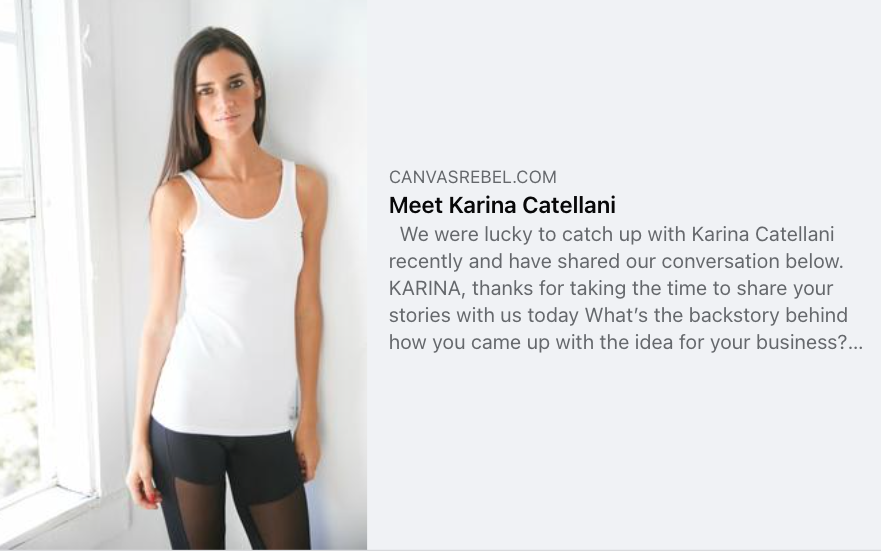 Meet Karina Catellani by CanvasRebel