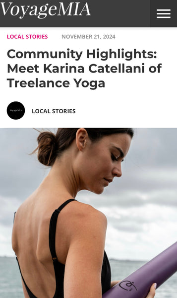 Community Highlights: Meet Karina Catellani of Treelance Yoga