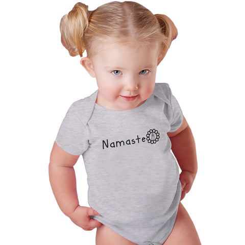 Namaste Grey Yoga Onesie