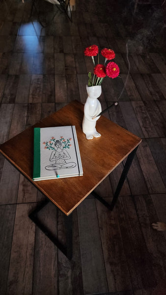 daily journal yoga treelance writing notebook gratitude reflection mindfulness 