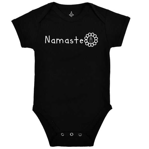 Namaste Black Yoga Onesie
