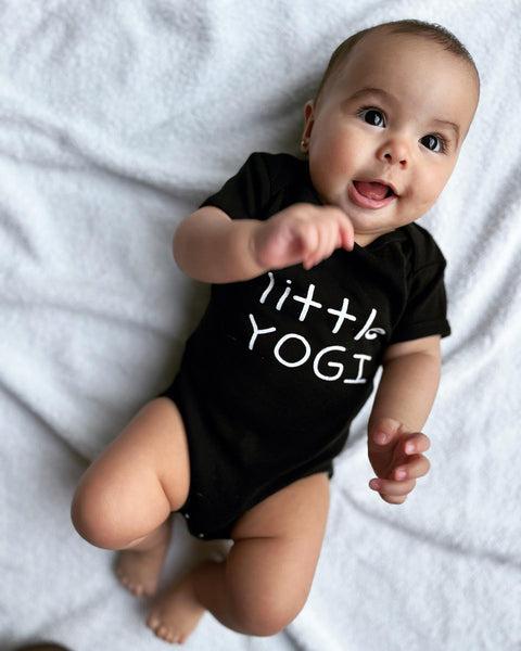 Little Yogi Onesie Black