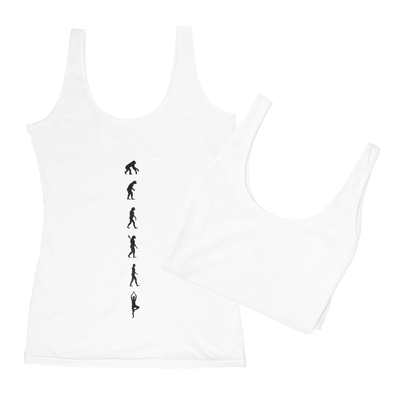 TREELANCE Organic Cotton Yoga Workout Tank Top Moon Phases Shirts Tops Tees  Tanks for Women 