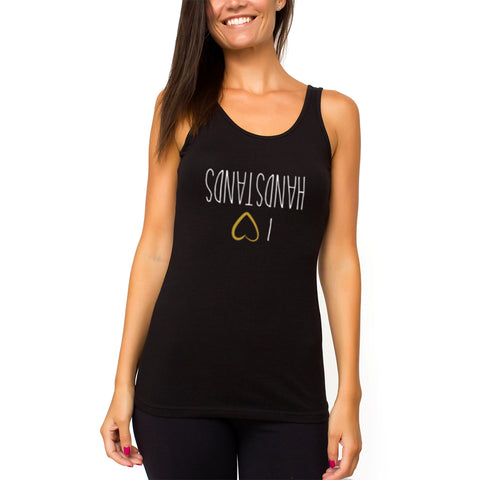 Organic Cotton Yoga Workout Tank Top handstands Phases Shirts Tops Tees Tanks for Women. Machine Wash Tanks with yoga prints; yoga shirts for women comfort & style; soft tshirts that move stretch with you through your yoga poses. Premium quality. Unique design. Ladies yoga apparel. Lightweight shirts. 2XL. XS. XXXL. XXL. M. L. S. XL. 3XL. Skin friendly. I love handstands t-shirt. Tagless. Handstand. Tag-less. 