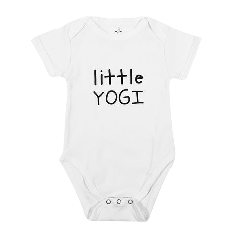 Little Yogi Onesie White