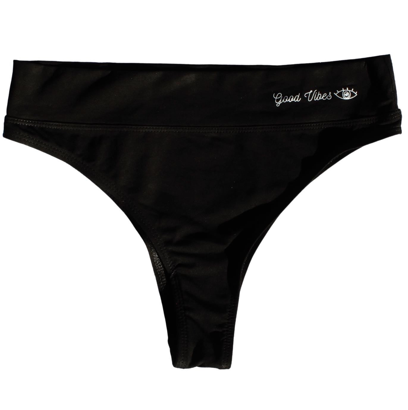 Buy AWEERA Women Cotton Thong Panties for Everyday Wearing Solution of Panty  Lines Under Fitted Outfits (S, Black) at