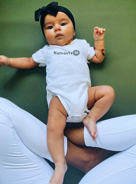 Namaste White Yoga Onesie