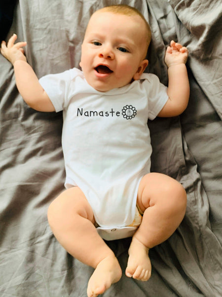 Namaste White Yoga Onesie